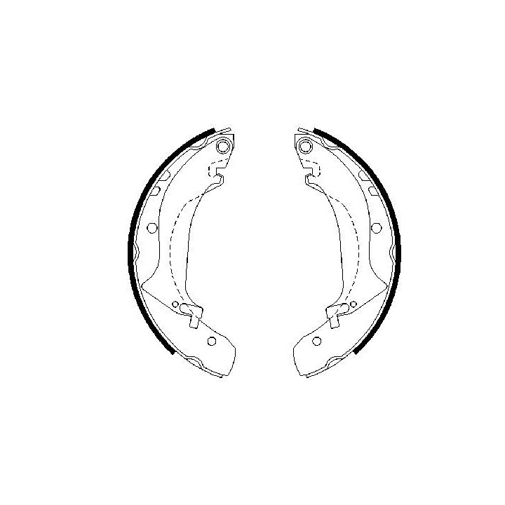 Stabdžių trinkelių komplektas BOSCH 0 986 487 642