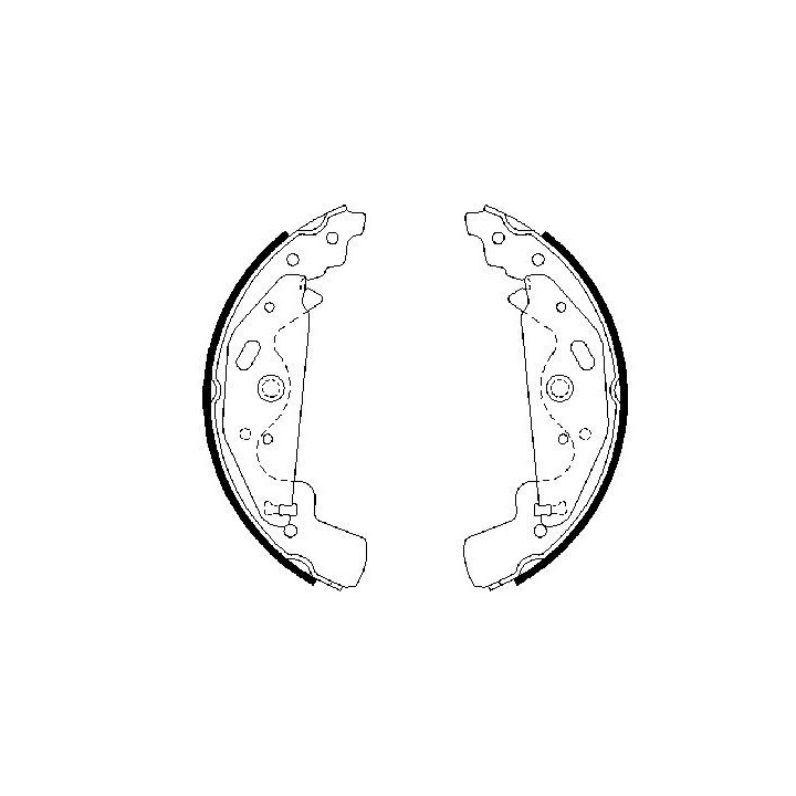 Stabdžių trinkelių komplektas BOSCH 0 986 487 643