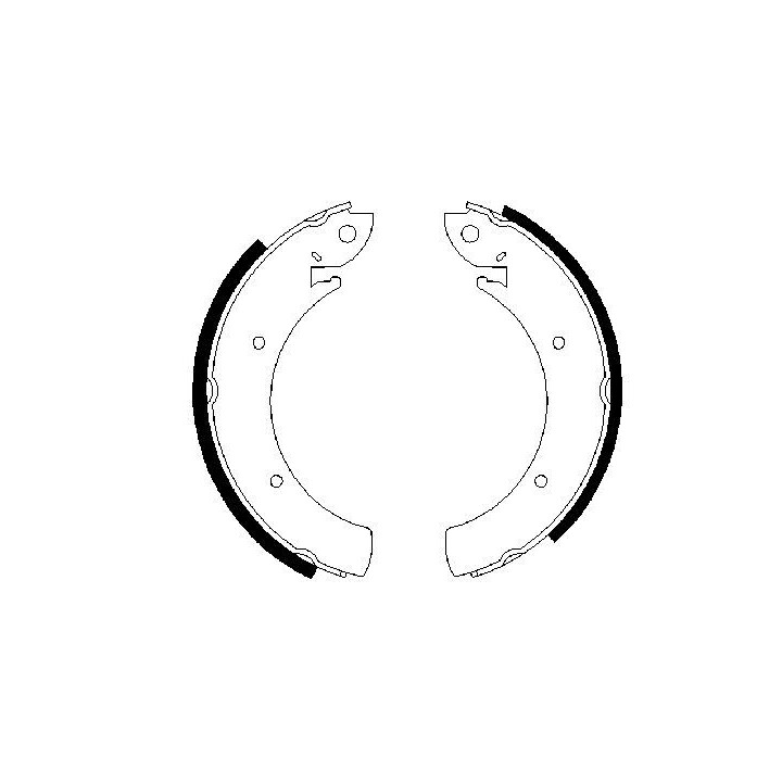 Stabdžių trinkelių komplektas BOSCH 0 986 487 648