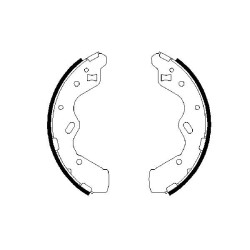 Stabdžių trinkelių komplektas BOSCH 0 986 487 653