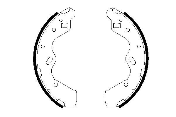 Stabdžių trinkelių komplektas BOSCH 0 986 487 653