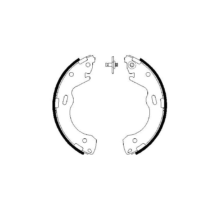 Stabdžių trinkelių komplektas BOSCH 0 986 487 654