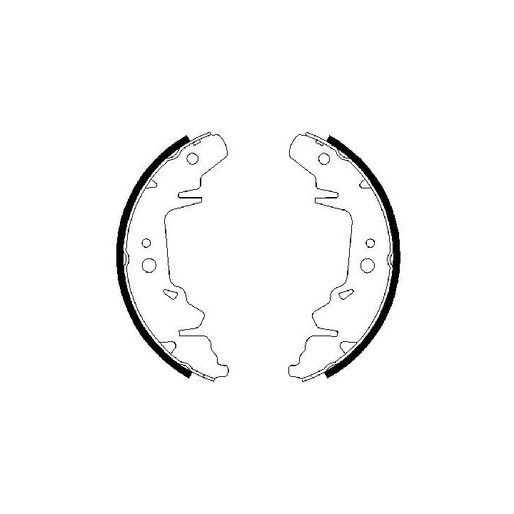 Stabdžių trinkelių komplektas BOSCH 0 986 487 659