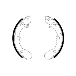 Stabdžių trinkelių komplektas BOSCH 0 986 487 688