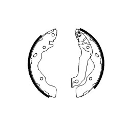 Stabdžių trinkelių komplektas BOSCH 0 986 487 693