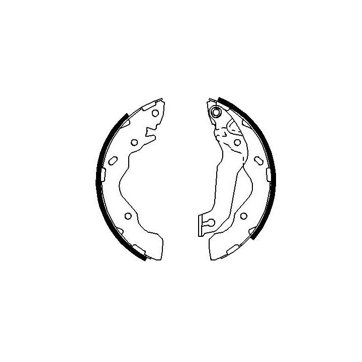 Stabdžių trinkelių komplektas BOSCH 0 986 487 693