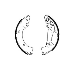 Stabdžių trinkelių komplektas BOSCH 0 986 487 697