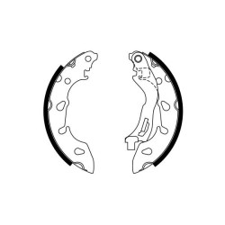 Stabdžių trinkelių komplektas BOSCH 0 986 487 772