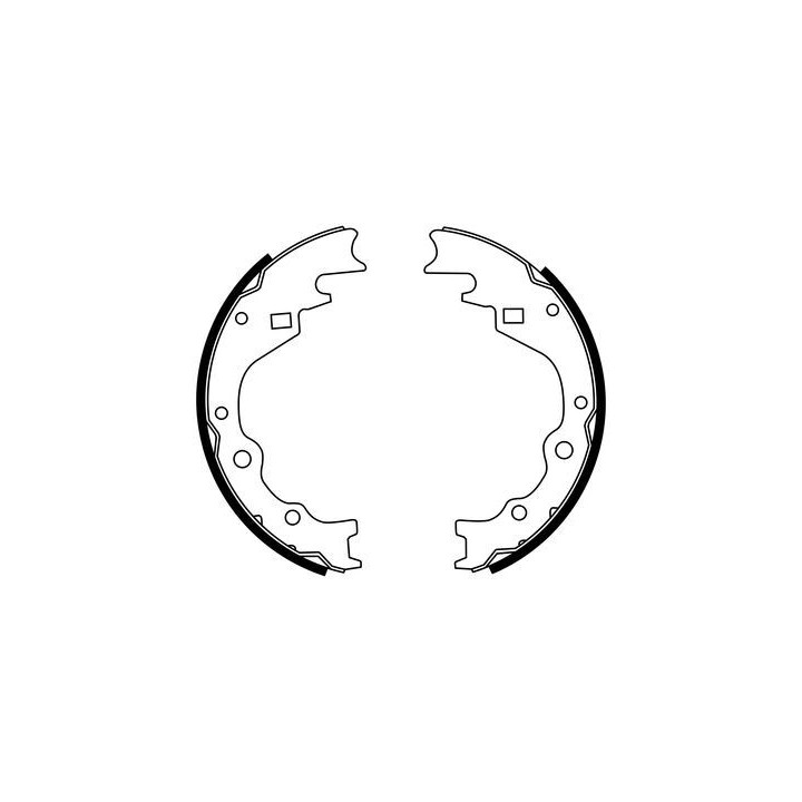 Stabdžių trinkelių komplektas BOSCH 0 986 487 788