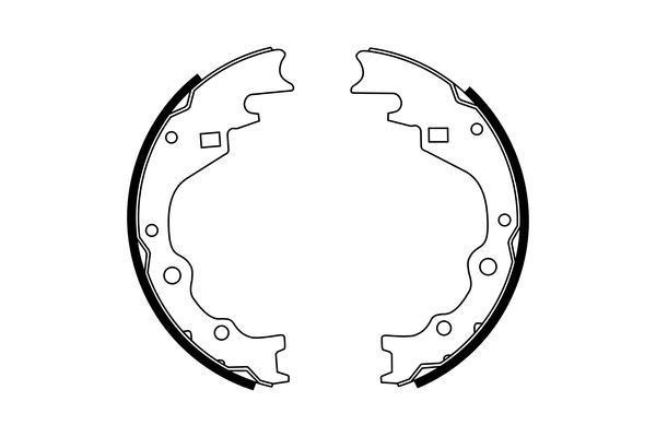 Stabdžių trinkelių komplektas BOSCH 0 986 487 788